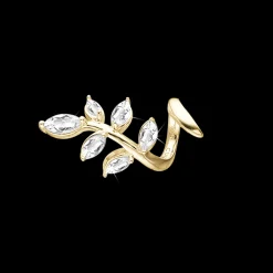 Leaf Twist, 14 ct solid Gold