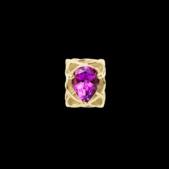 Pear Amethyst, gold