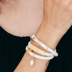 Pearl Drop white silver