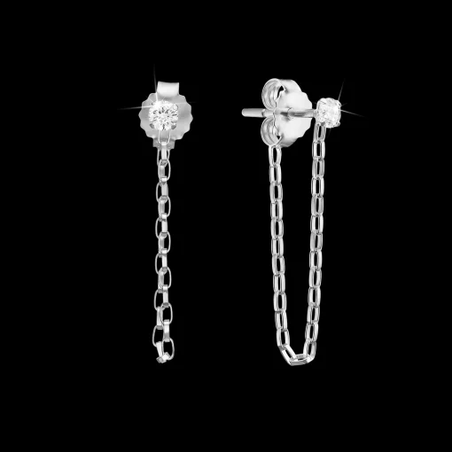 White CZ chain